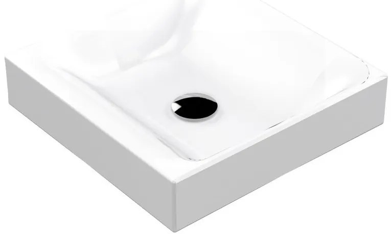 Kerasan Kerasan, CENTO keramické umývadlo 45x45cm, na dosku, 354401