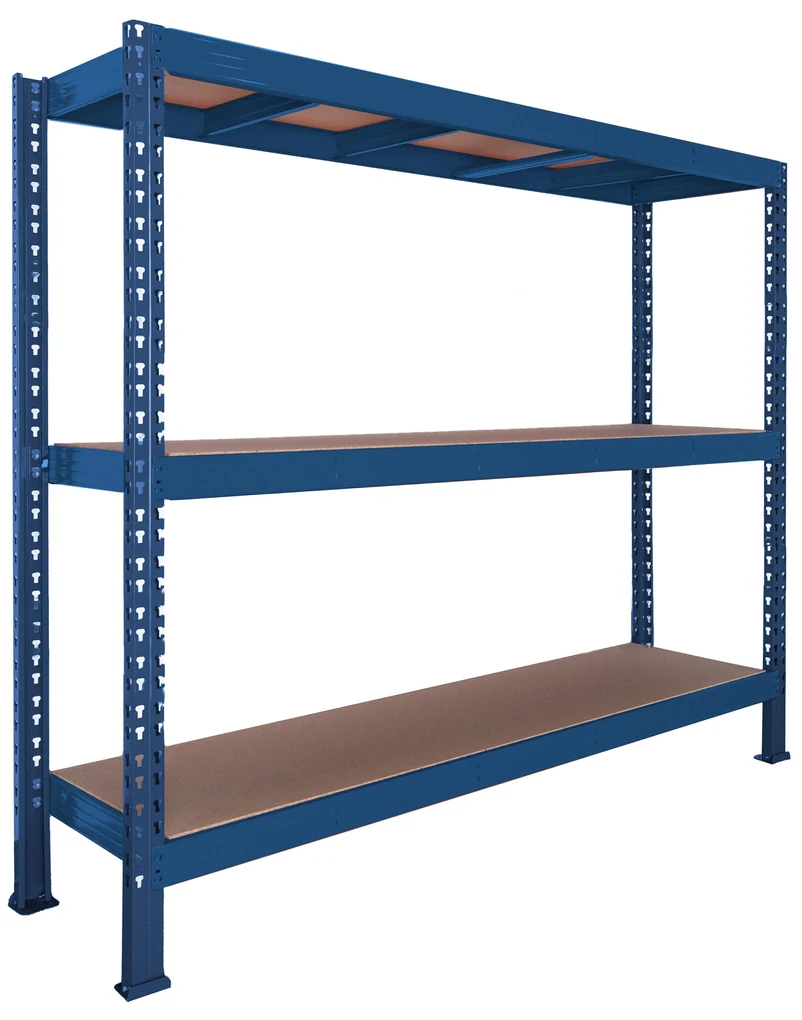 Trestles Nekonečný priemyselný regál 2000x2200x800, 3 police Farba: oranžová a modrá
