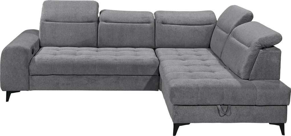 XXXLutz ROHOVÁ SEDAČKA, textil, antracitová MID.YOU - Sedačky - 002220042303