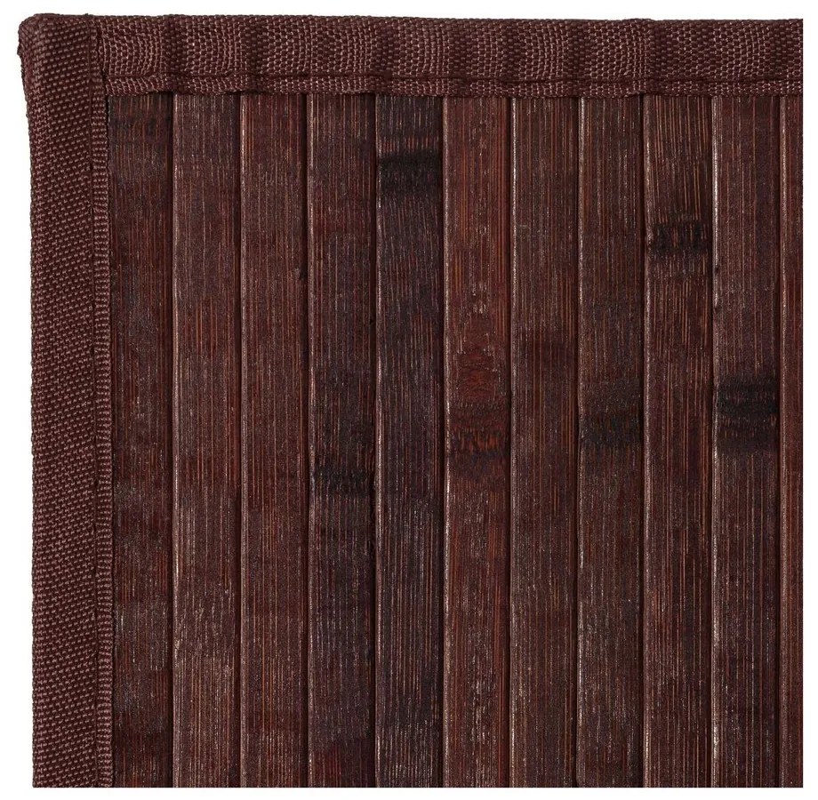 Tmavohnedý bambusový koberec 140x200 cm – Casa Selección
