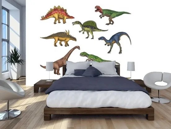 Veselá Stena Samolepka na stenu na stenu Dinosaury