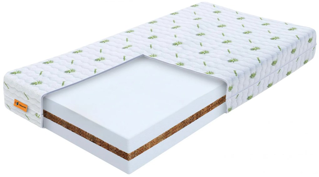 Wilsondo Detský antialergický matrac Kokos Plus 90x190 - poťah Aloe Vera