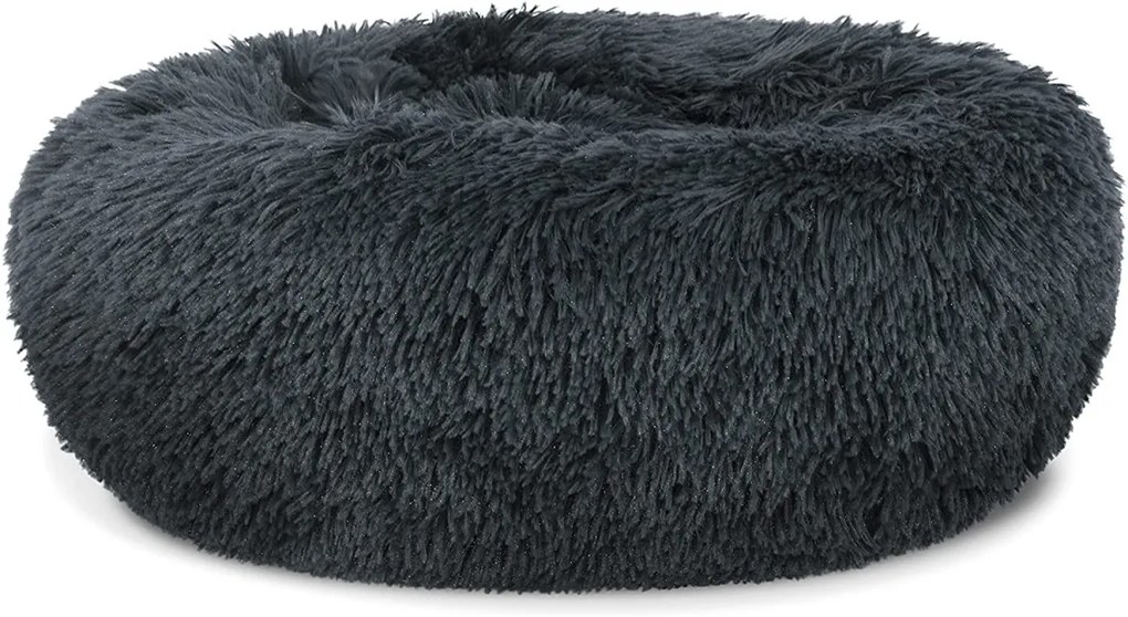 MULTISTORE Univerzálny plyšový pelech pre psa a mačku S, 40 cm - tmavošedá