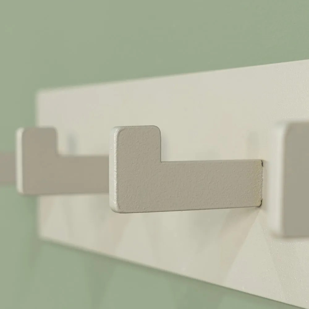 Sivo-béžový kovový nástenný vešiak Leatherman – Spinder Design