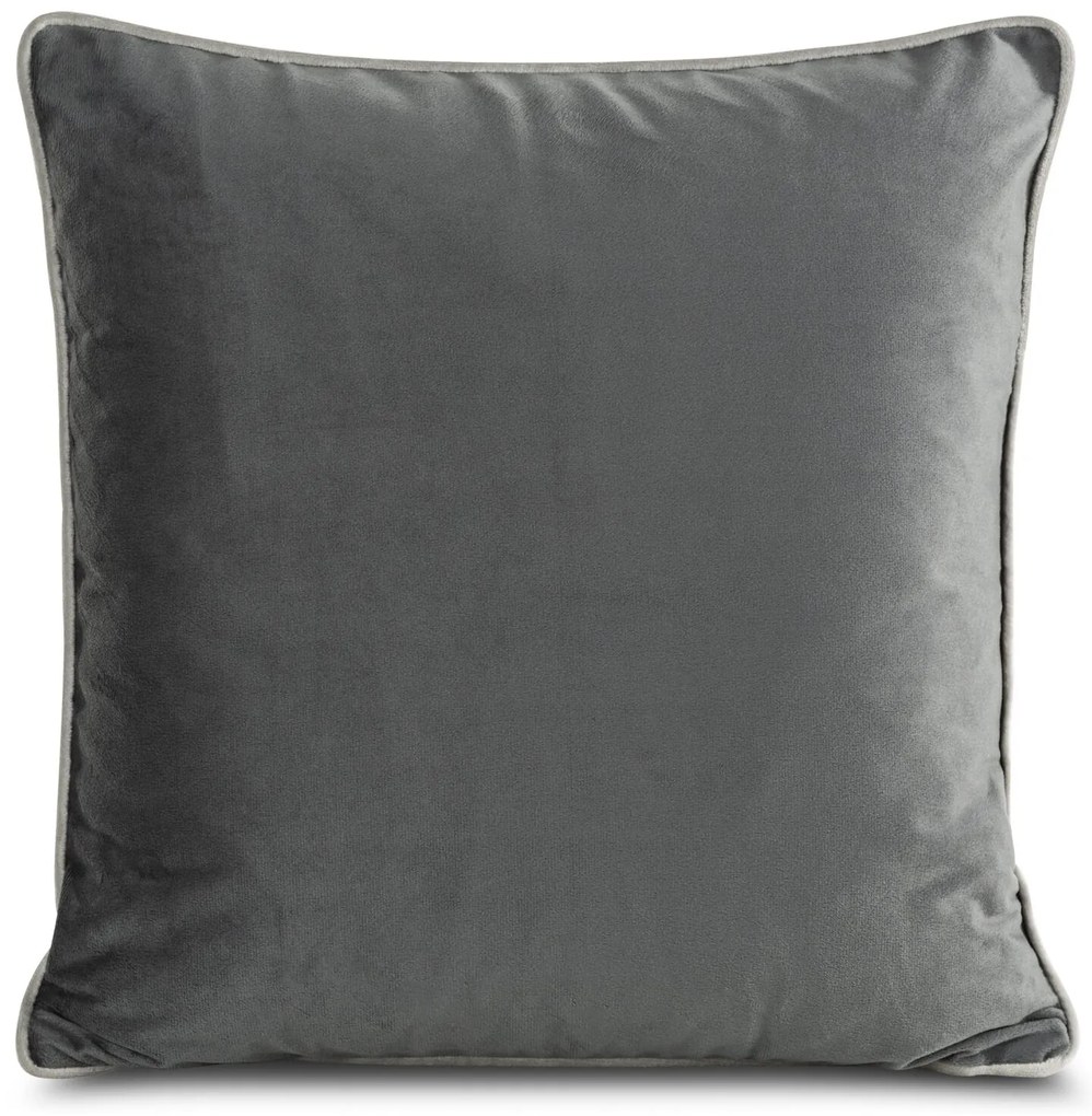 DEKORAČNÁ OBLIEČKA NA VANKÚŠ MELIA 60X60 CM SIVÁ