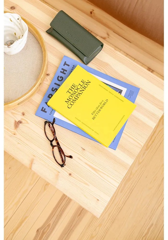 Konferenčný stolík z borovicového dreva v prírodnej farbe 45x68 cm Japan – Karup Design