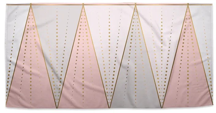 Sablio Uterák Ružovo-šedé ihlany - 50x100 cm