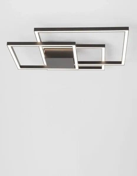 LED stropné svietidlo Bilbao 56 čierne