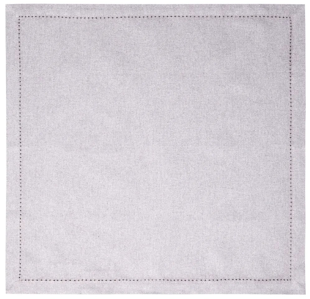 Svetlosivé bavlnené obrúsky 45 x 45 cm 2 ks – Basic Ambiente - 596400