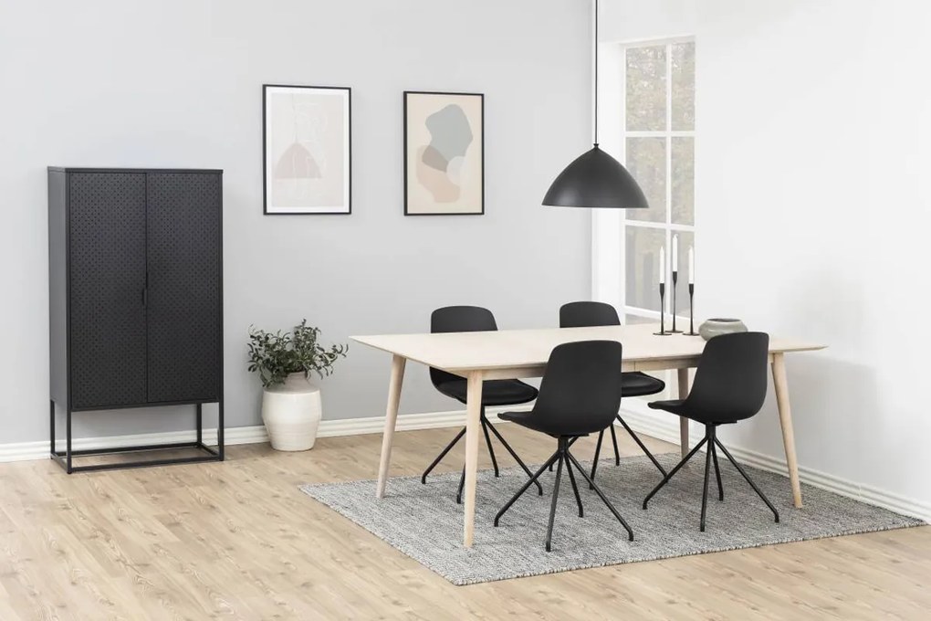 Dizajnová stolička Nemy, čierna