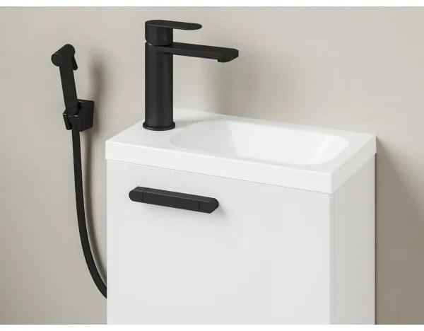 Ravak X070462 - Umývadlová batéria s bidetovou sprškou CHROME čierna