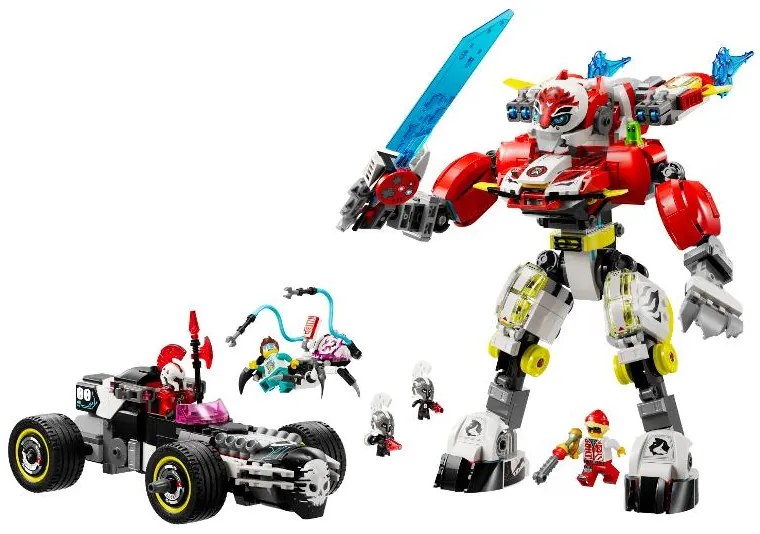 Lego®  DREAMZzz 71497 Cooperov tigrí robot a Zerov hot rod  (100396747)