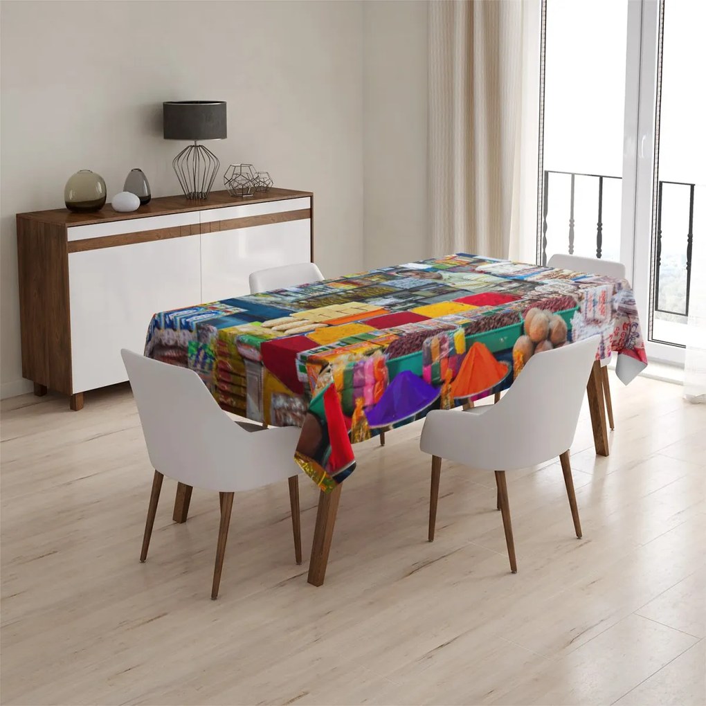 Sablio Obrus Farebné korenie - 130x130 cm