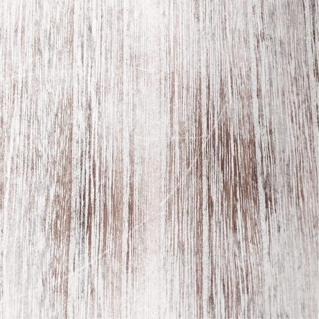 Nočný stolík Honej - biela vintage / čierna