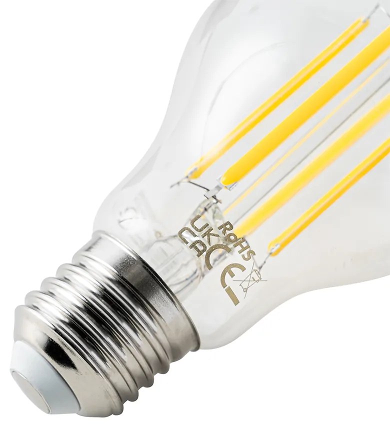 Sada 5 LED žiaroviek E27 A60 číre 2,2 W 470 lm 2700 K
