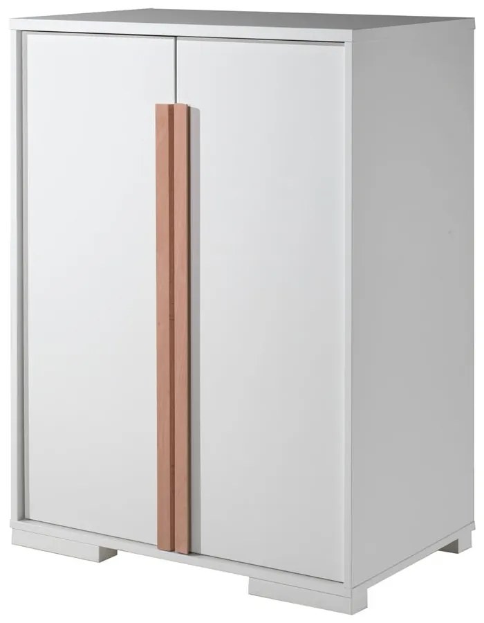 Biela detská skrinka pod vyvýšenú posteľ Vipack London