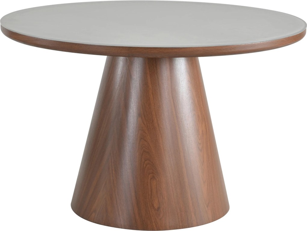 XXXLutz JEDÁLENSKÝ STÔL, tmavosivá, farba vlašského orecha, 120/76 cm MID.YOU - Stoly - 002721002001