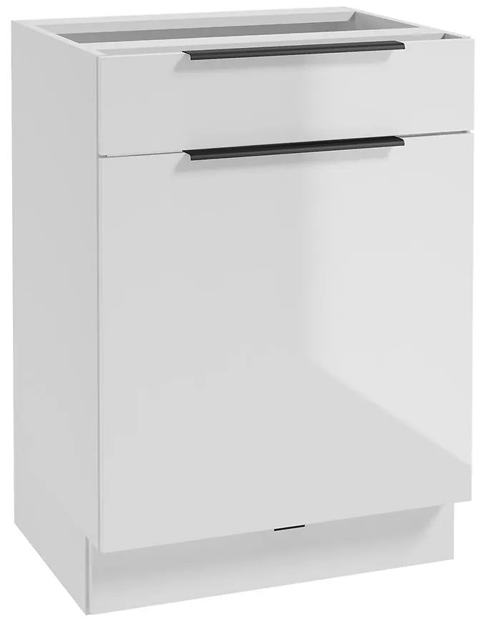 Kuchynská skrinka Basti B60 60x84x49 1D2S biela