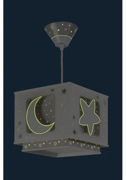 Dalber 63232E - Detský luster MOON LIGHT 1xE27/60W/230V