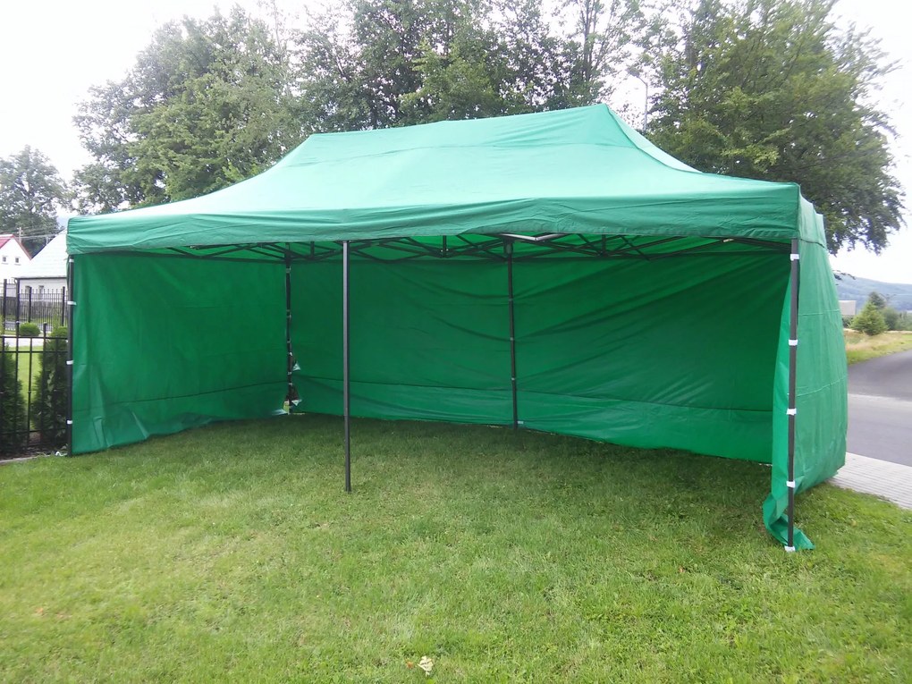 JAKS NOŽNICOVÝ STAN PROFI 3X3M ČERVENÝ