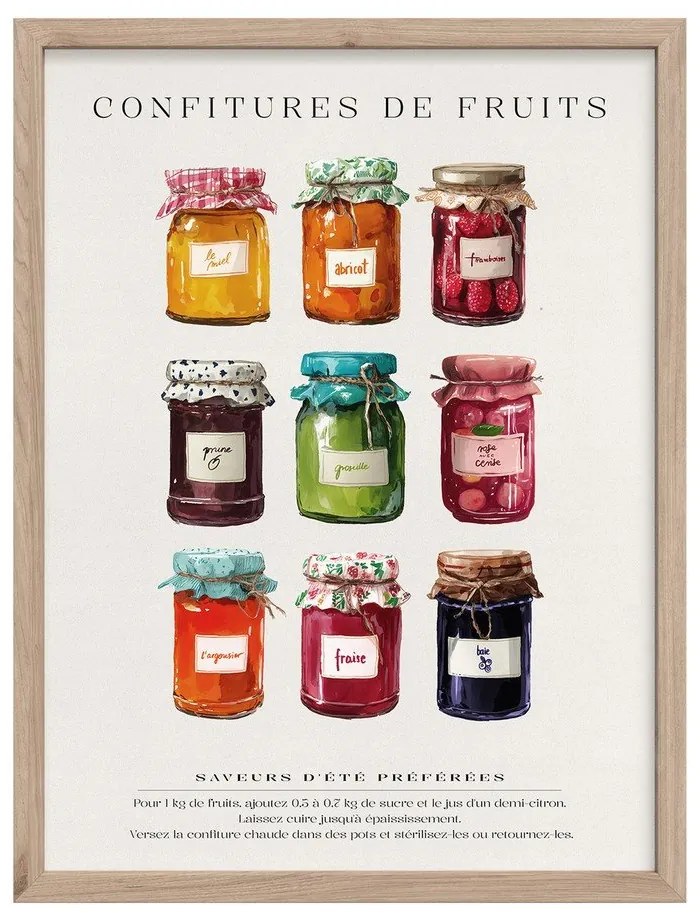 Obraz 30x40 cm Confitures – Styler