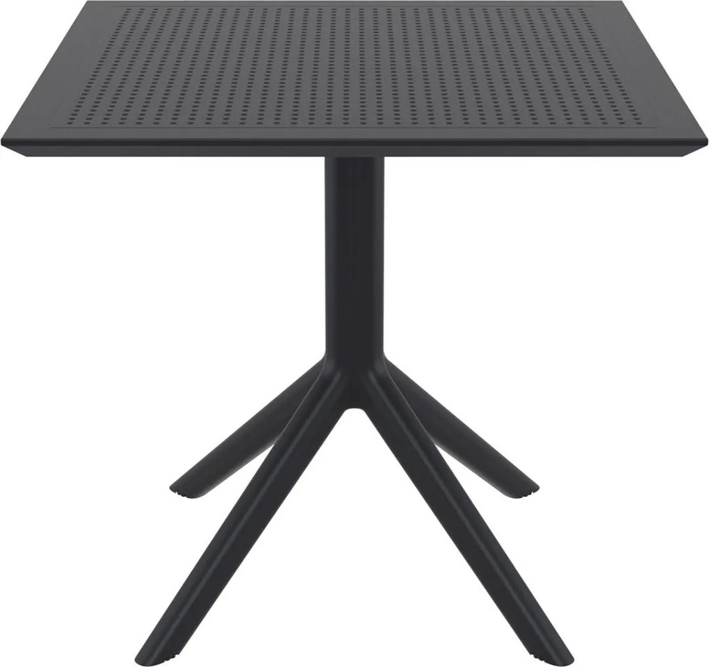 SKY 80 záhradný stôl black