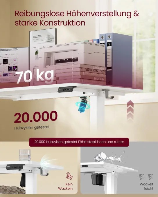 Elektrický pracovný stôl LSD312WZ03