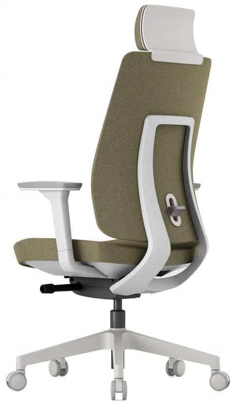 Kancelárska ergonomická stolička OFFICE More K50 — biela, viac farieb Modrá