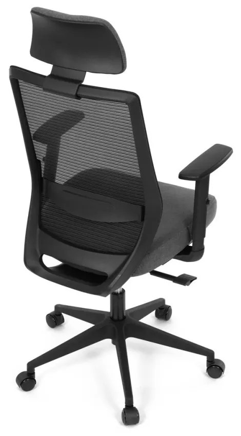 Kancelárska ergonomická stolička SENA — látka, čierna