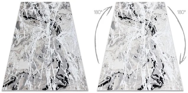 Koberec GLOSS 8488 37 Abstrakcia, glamour - béžový, sivý
