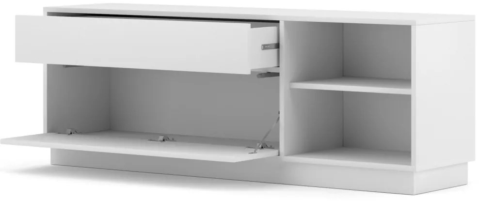 TV stolík Frame 140 cm biely