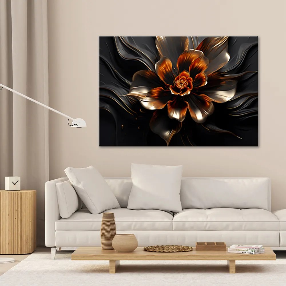 Gario Obraz na plátne Nádherný lotosový kvet Rozmery: 100 x 70 cm