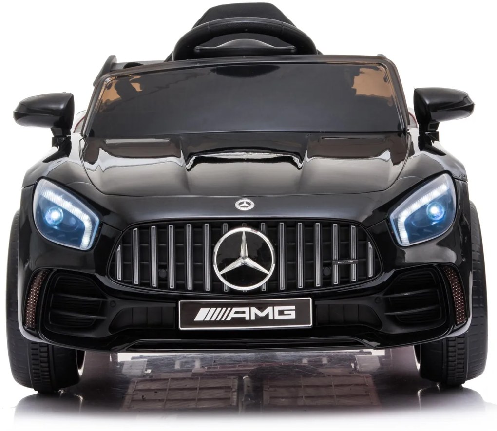 Detské elektrické autíčko na diaľkové ovládanie BestBerg BBCC-50B - Mercedes-Benz AMG GT R / od 3 rokov / nosnosť 25 kg / čierna