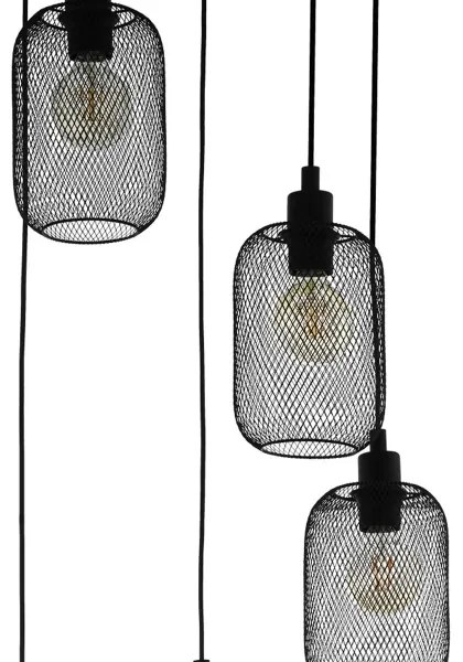 Eglo 43334 - Luster na lanku WRINGTON 5xE27/60W/230V