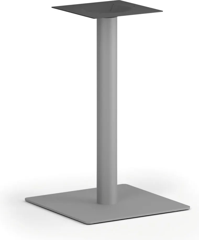 Stolová podnož ENZO, 400 x 720 mm, sivostrieborná