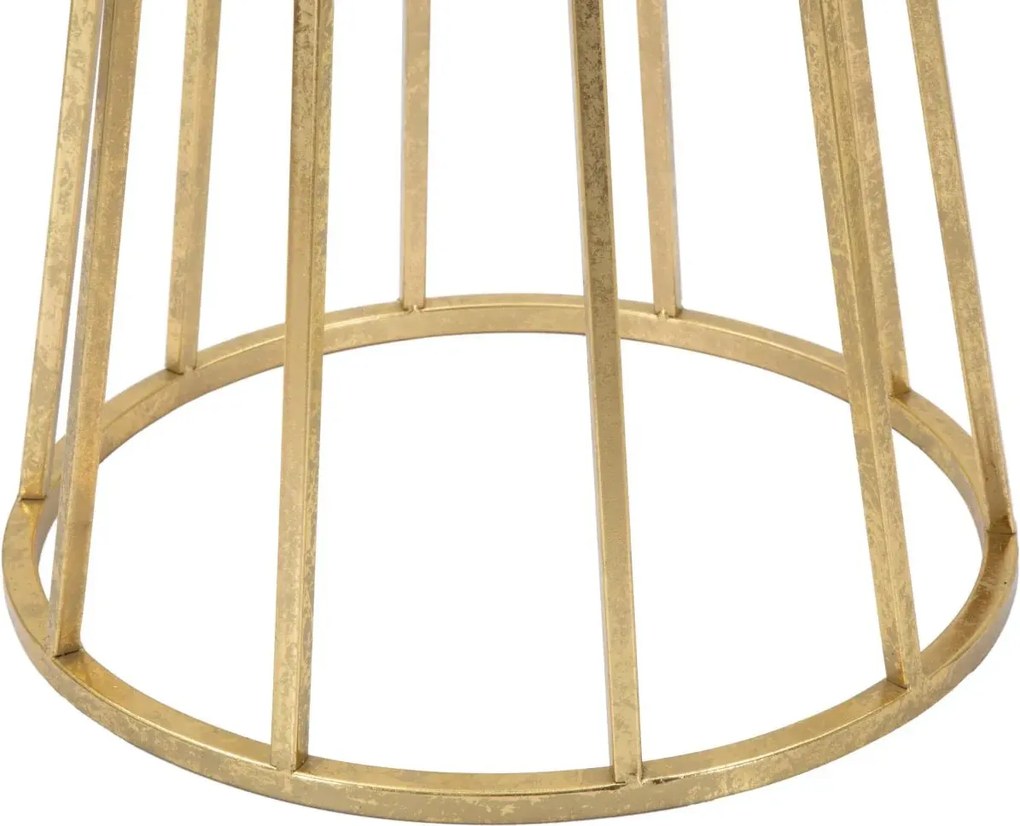 Odkladací stolík Stick Glam 100 cm zlatý