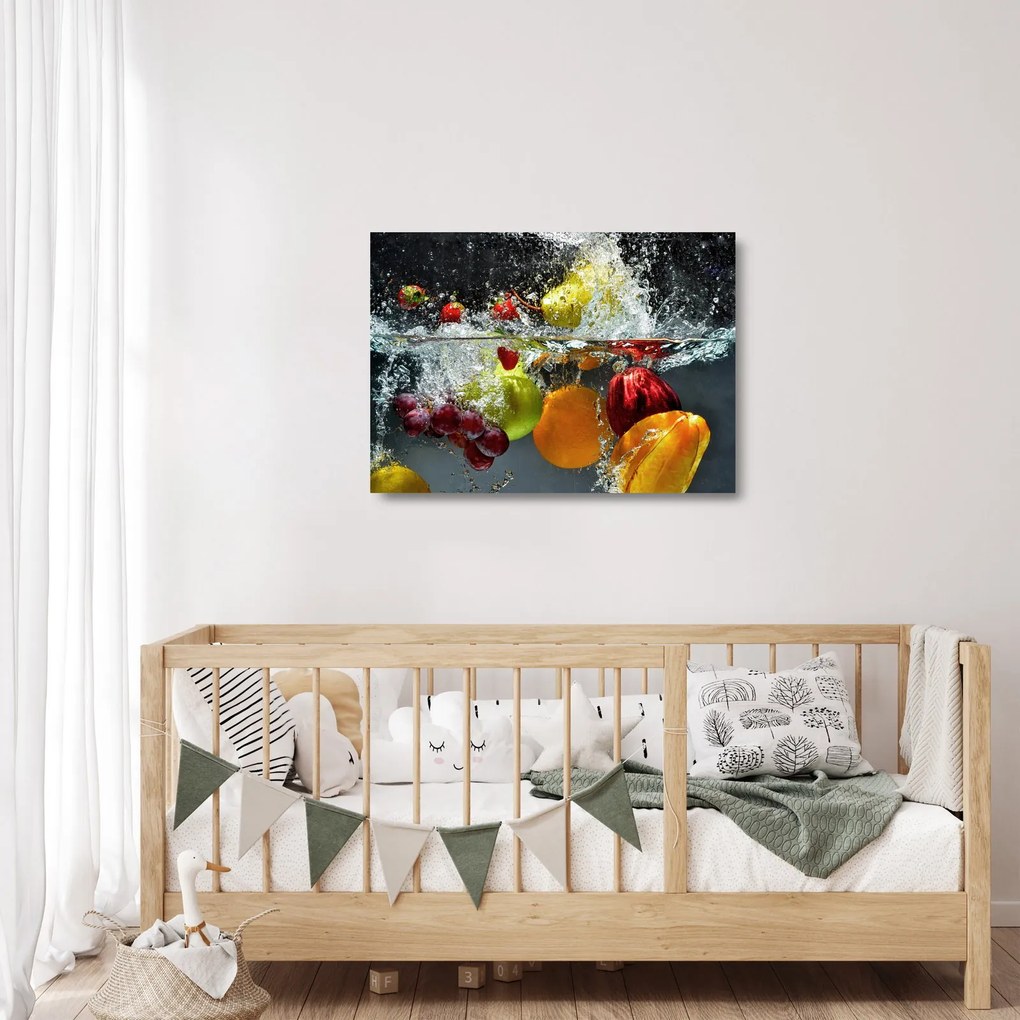 Sklenený obraz - Ovocie (70x50 cm)