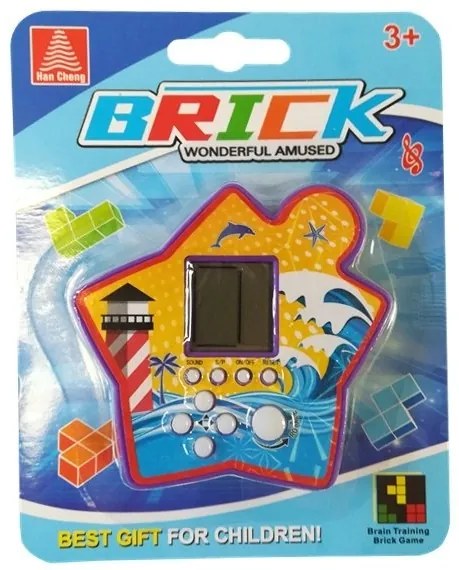 LEAN TOYS Elektronická hra Tetris v tvare hviezdy - 4028