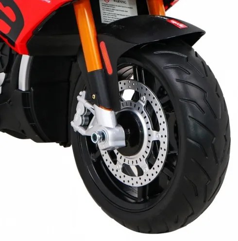 Elektrická motorka Aprilia Tuono V4 RAMIZ - červená