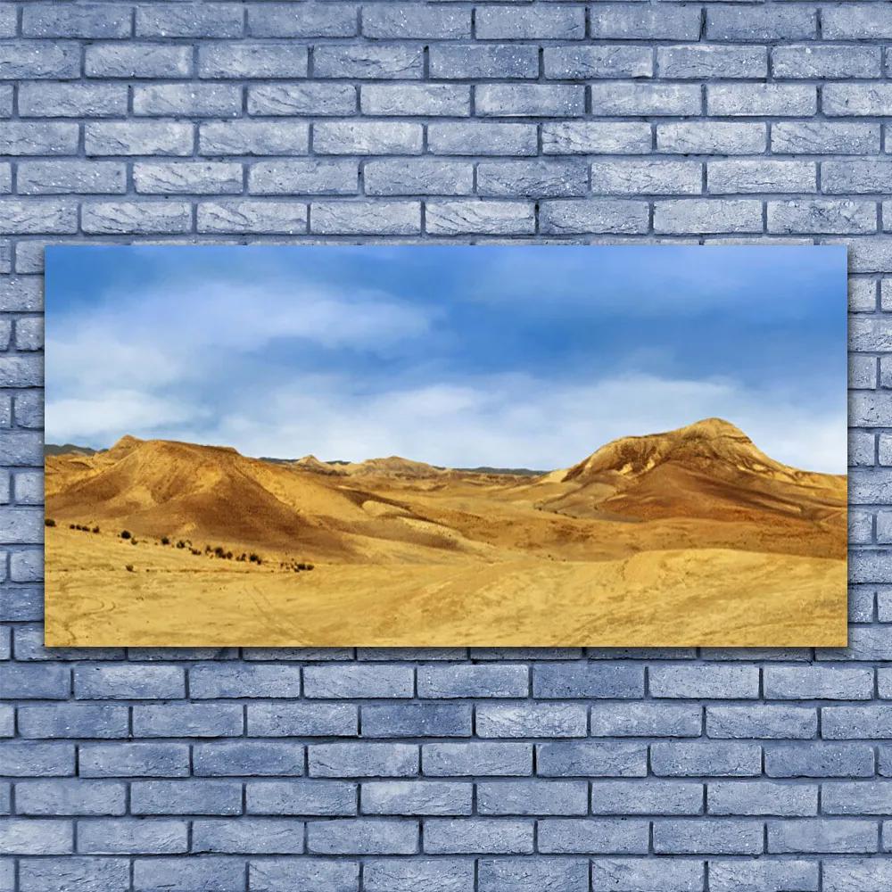 Obraz plexi Púšť vrcholky krajina 120x60 cm