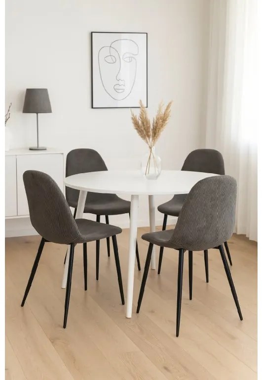Noela Menčestrová jedálenská stolička MARIE šedá