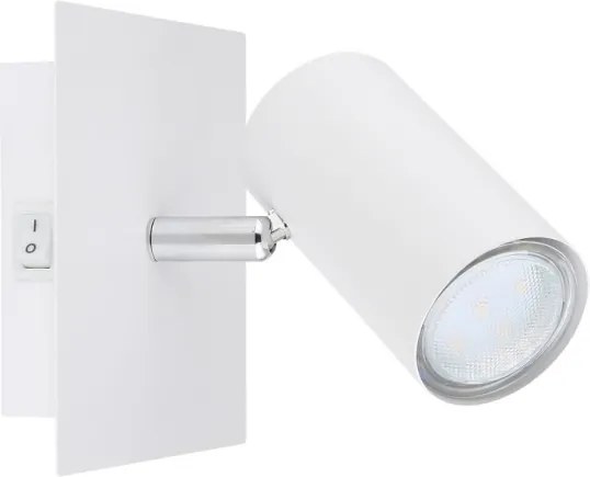 Globo 57910-1W - Nástenné bodové svietidlo ROBBY 1xGU10/25W/230V