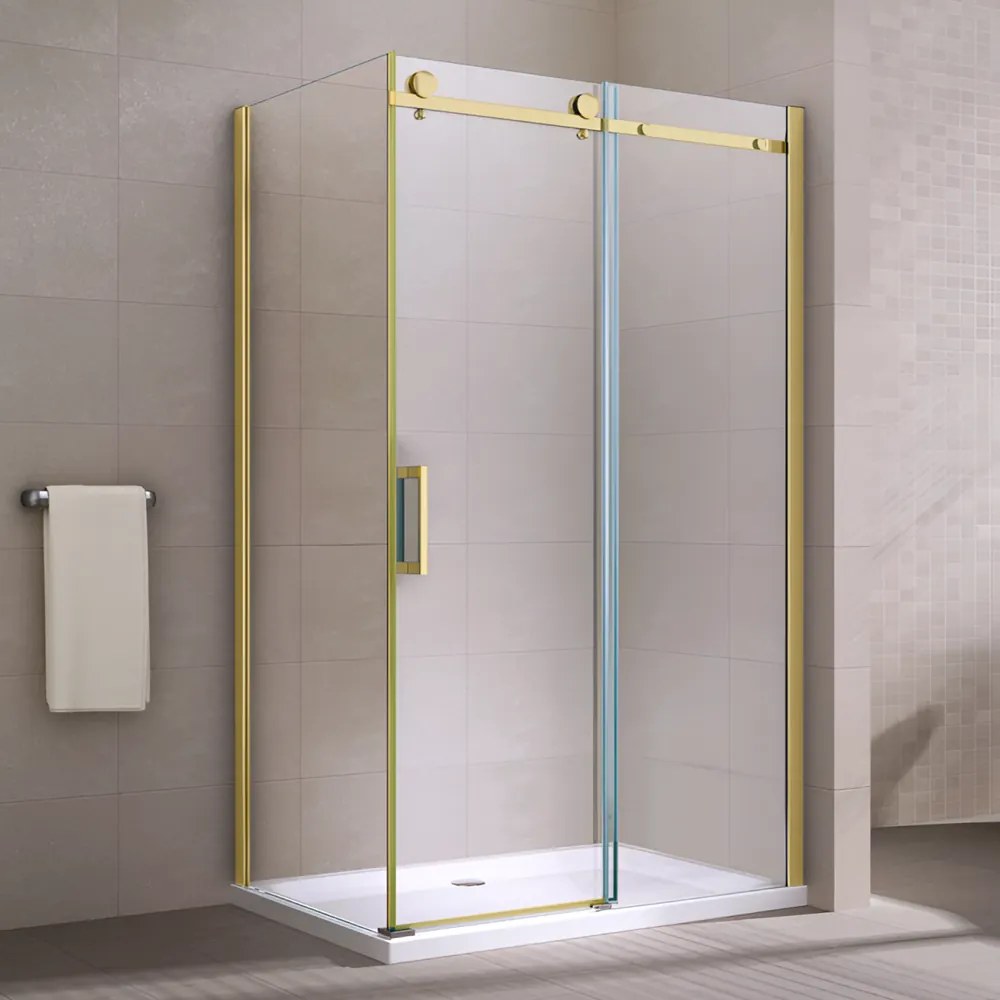 Milano Duo Gold Sprchový kút 90x120, 195cm, 8mm