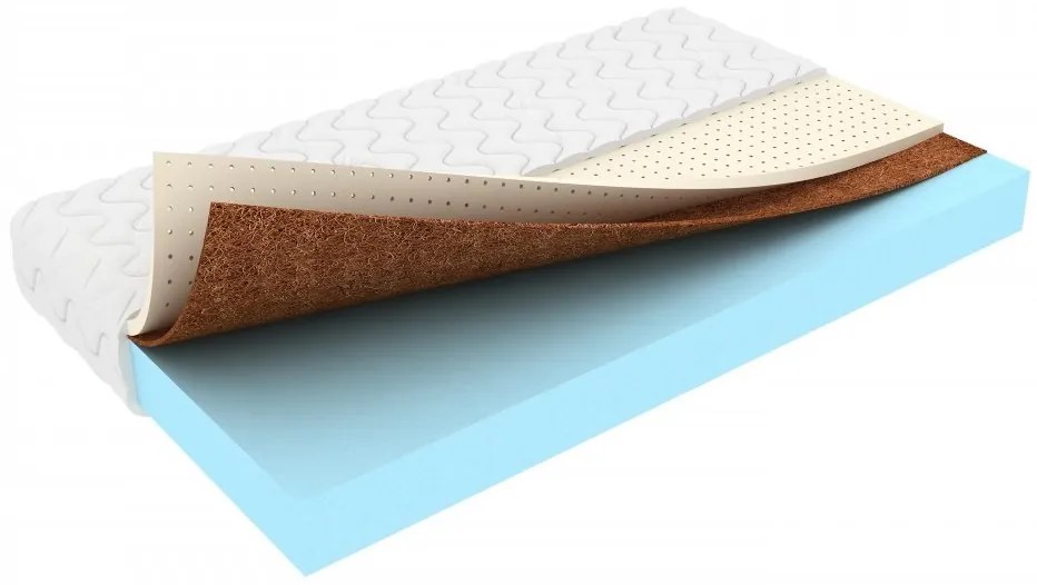 Detský matrac LUX COMFORT PATTI 180x90x12 cm - pena/kokos/latex