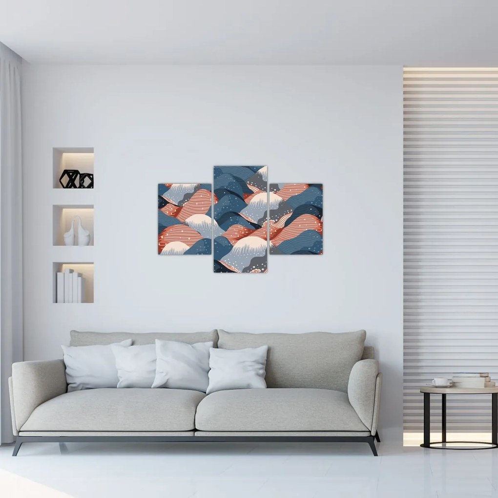 Obraz - Japonské vlny (90x60 cm)