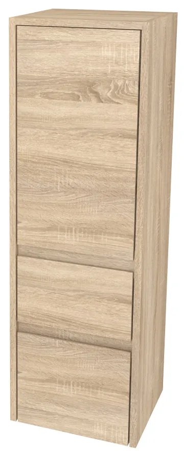 Mereo, Mereo Opto kúpeľňová skrinka vysoká 125 cm, pravé otváranie, Multidecor, Dub Bardolino, MER-CN995PDBAR