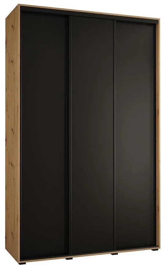 Skriňa 45 Canaris 1 160 artisan/čierna/čierna