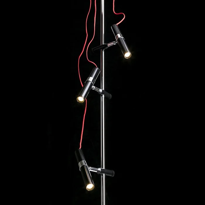 RENDL R12460 VIPER LED , čierna chróm