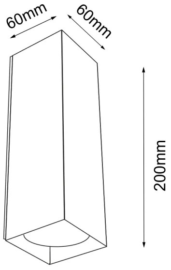 Shilo 4402 - Nástenné svietidlo OZU 2xGU10/15W/230V čierna