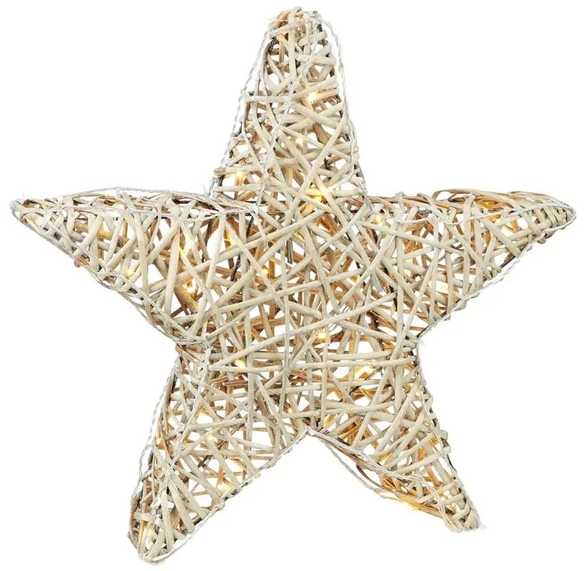 Vonkajšia svetelná dekorácia s vianočným motívom v prírodnej farbe ø 50 cm Sofus – Markslöjd